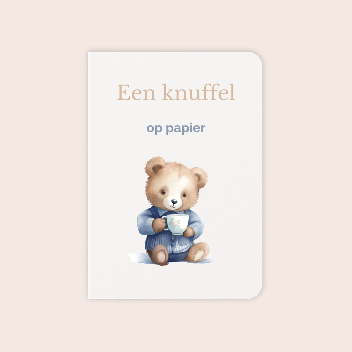 Sterktekaart ‘Een knuffel op papier’ met beer