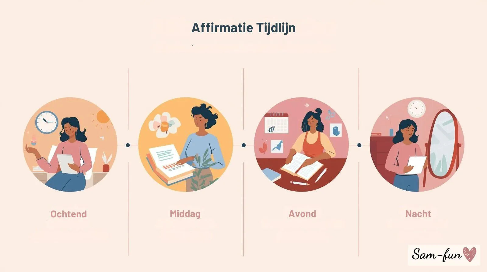 Dagelijkse affirmatie routine masterclass deel 8 met ochtend middag en avond praktijken