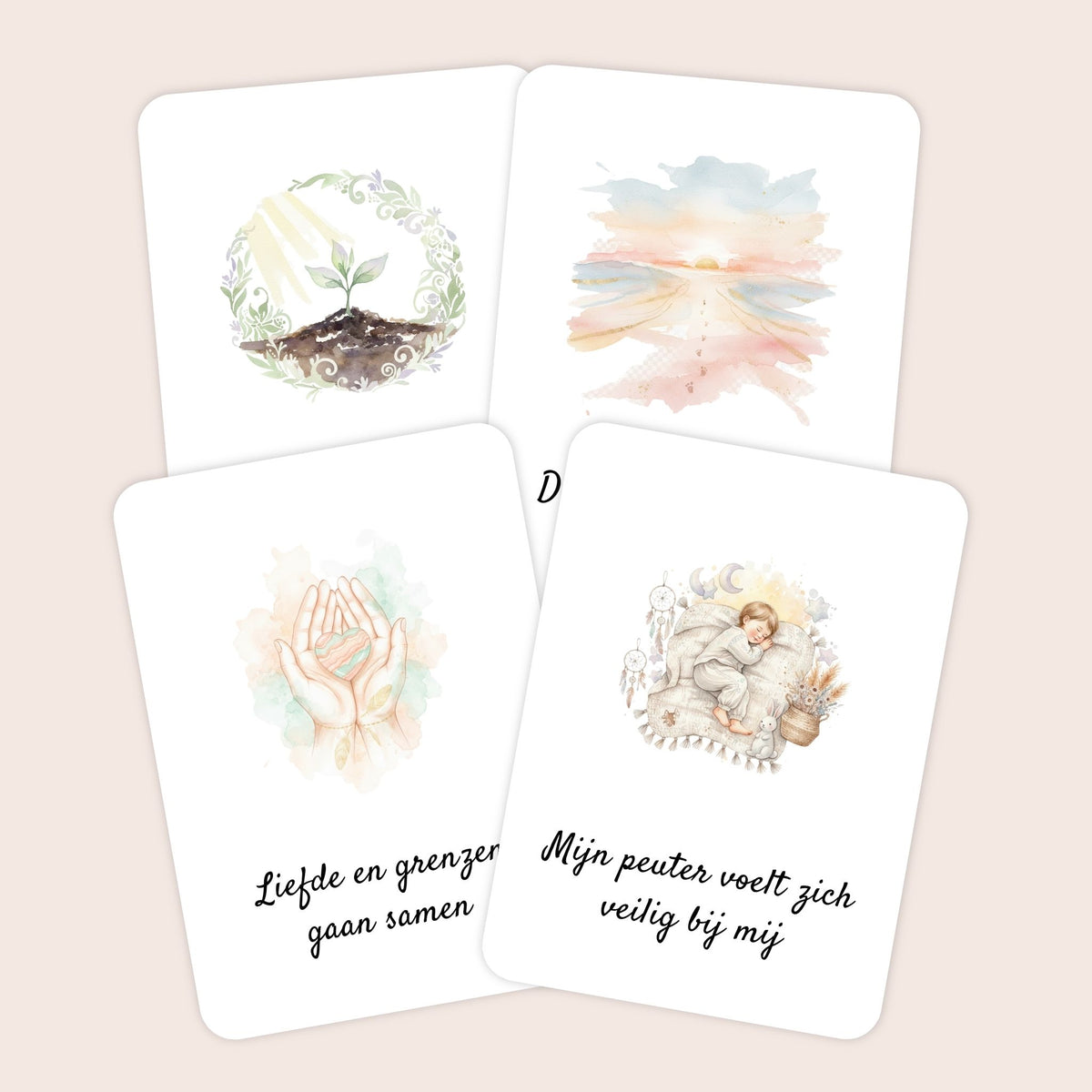 Voorbeelden van affirmatiekaarten voor ouders van peuters kort en krachtig