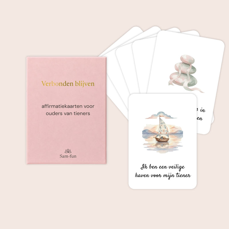 Affirmatiekaarten voor ouders van tieners in aquarel kort en krachtig