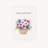 Beterschapskaart aquarel bloemenmand voorkant Word maar snel beter