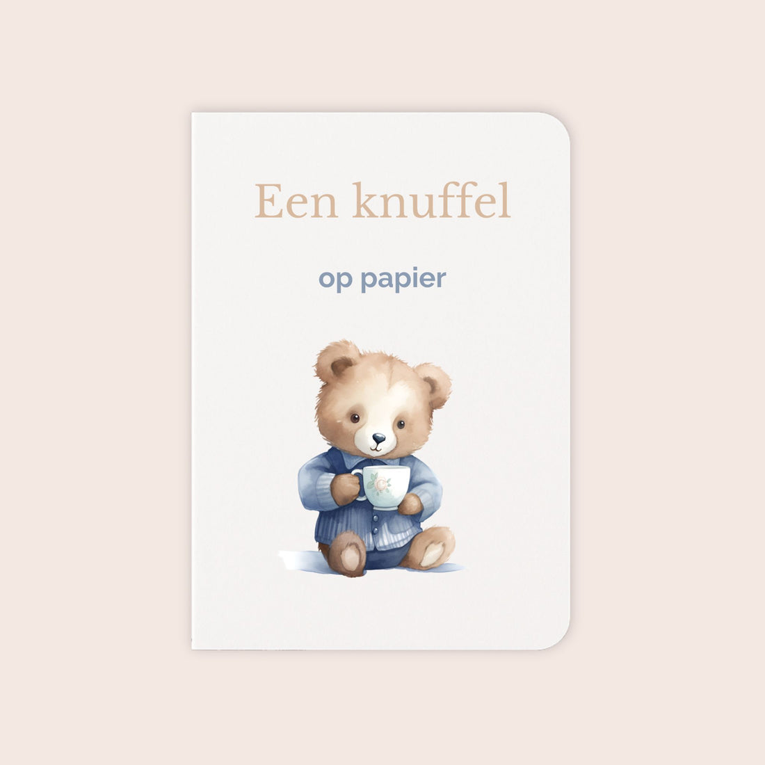 Sterktekaart ‘Een knuffel op papier’ met beer